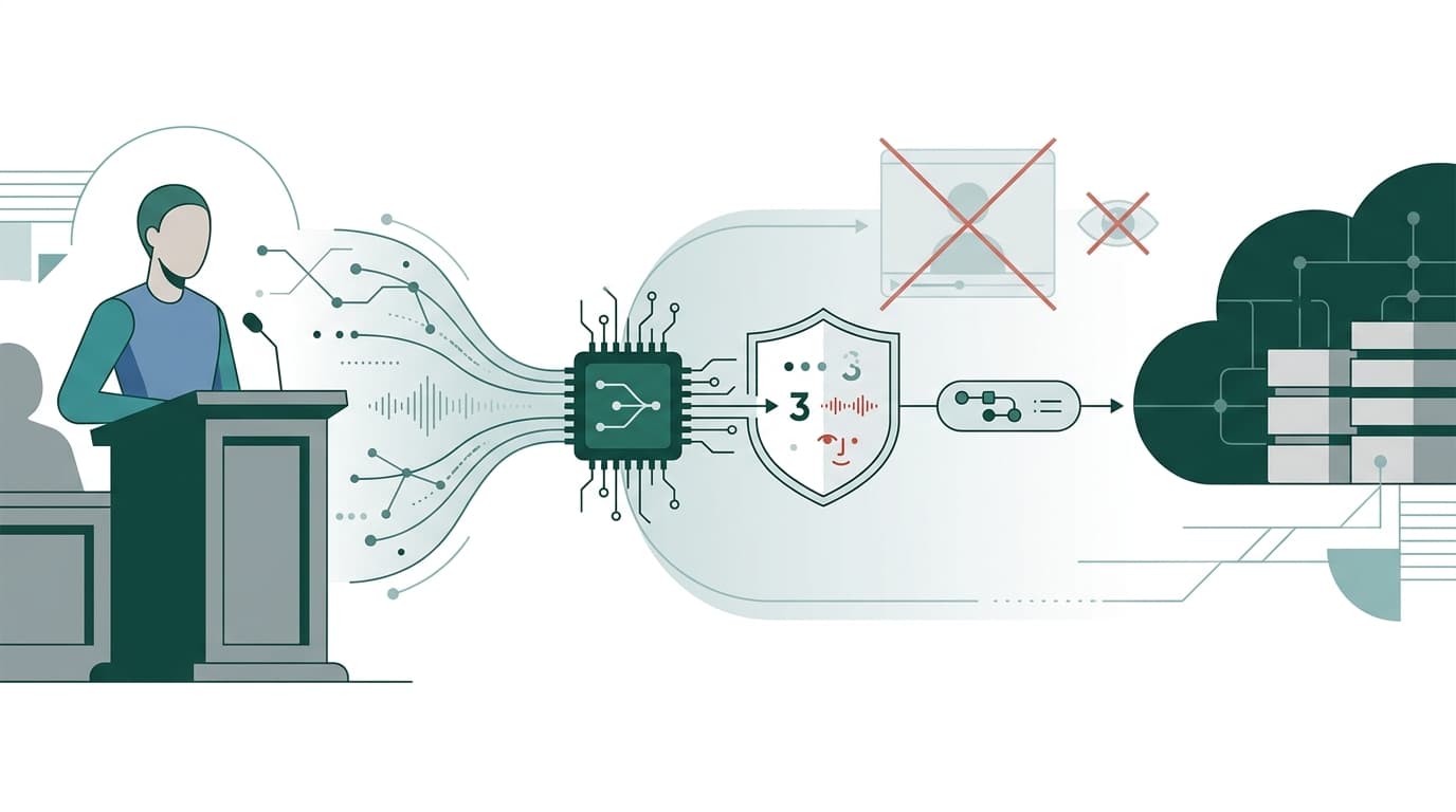 Catching Lies Without Sending the Video: Privacy-Preserving Multimodal Deception Detection